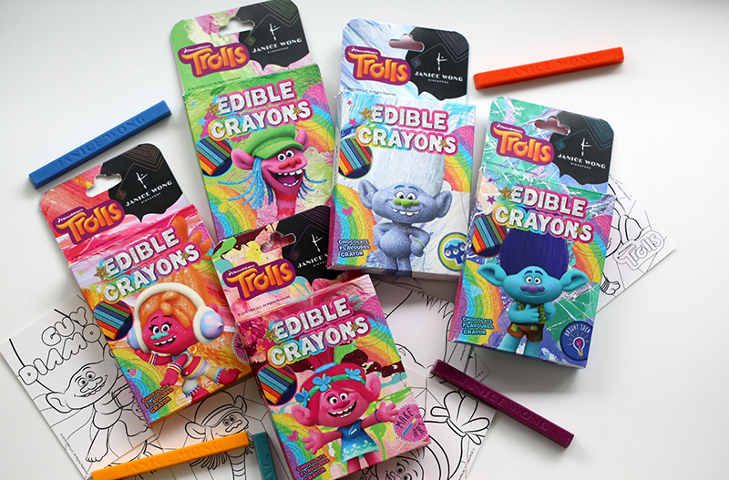 Eat Your Crayons - Janice Wong Launches Trolls Edible Crayons - Asia 361